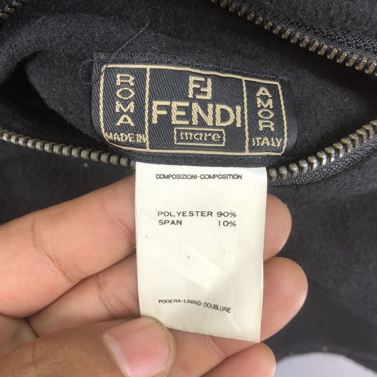 Fendi Vintage 90's Fendi Zucca Monogram Reversible Jacket Size US XL / EU 56 / 4 - 20 Thumbnail