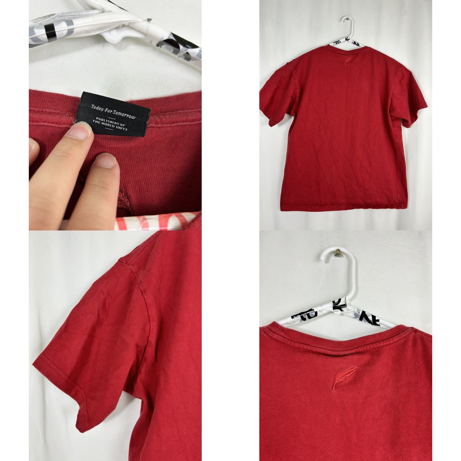 Vintage Publish Mens XL T-Shirt Short Sleeve Red Size US XL / EU 56 / 4 - 8 Thumbnail