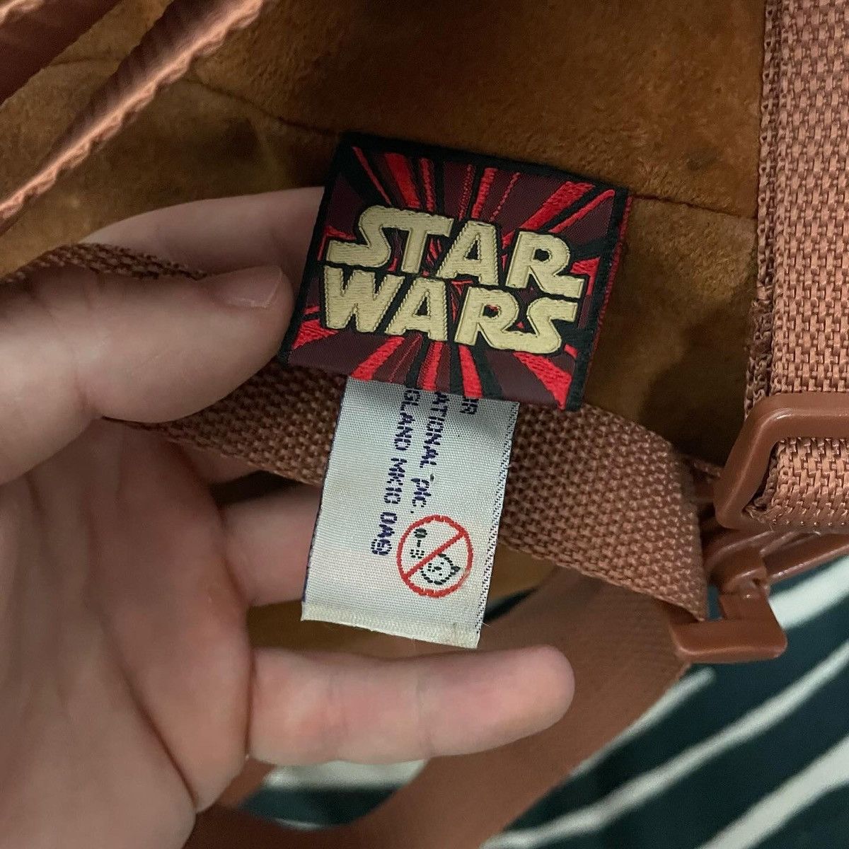 Star Wars Vintage Backpack Star Wars Ewok Stormtrooper Head Y2k Style Size ONE SIZE - 4 Thumbnail