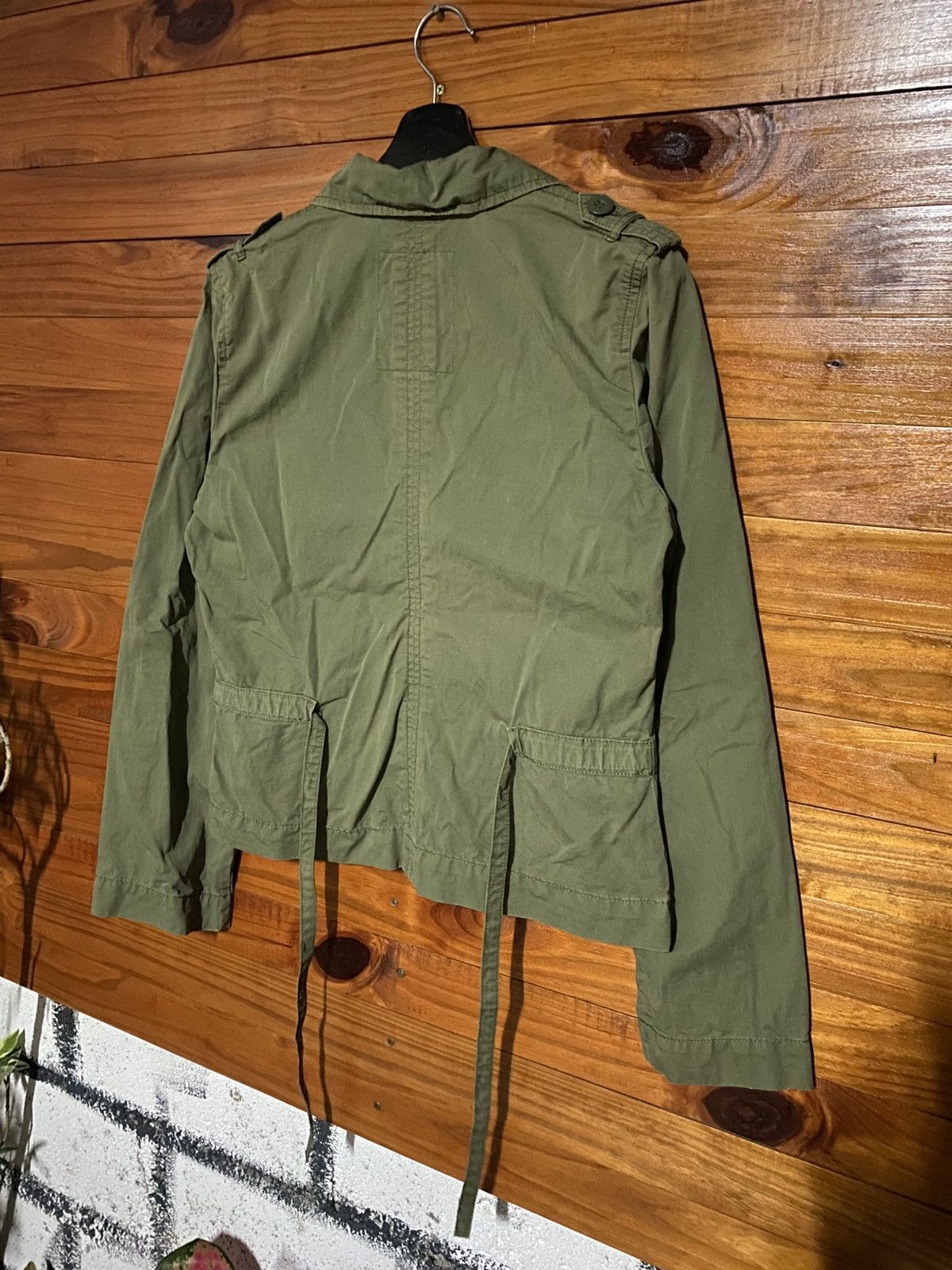 Lucky Brand Lucky Brand Olive Green Utility Jacket Military Field Style Size US S / EU 44-46 / 1 - 9 Thumbnail