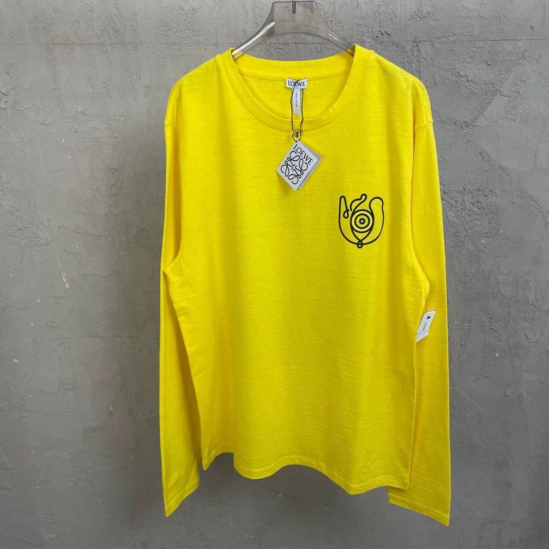 Loewe loewe Lemon yellow artist photo print long-sleeve T-shirt 2 Size US M / EU 48-50 / 2 - 1 Thumbnail