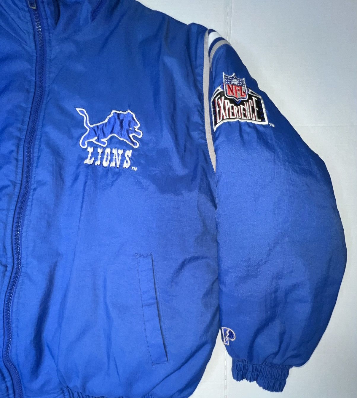 Pro Player Vintage Detroit Lions Pro Player Puffer Jacket Xl Size US XL / EU 56 / 4 - 2 Thumbnail