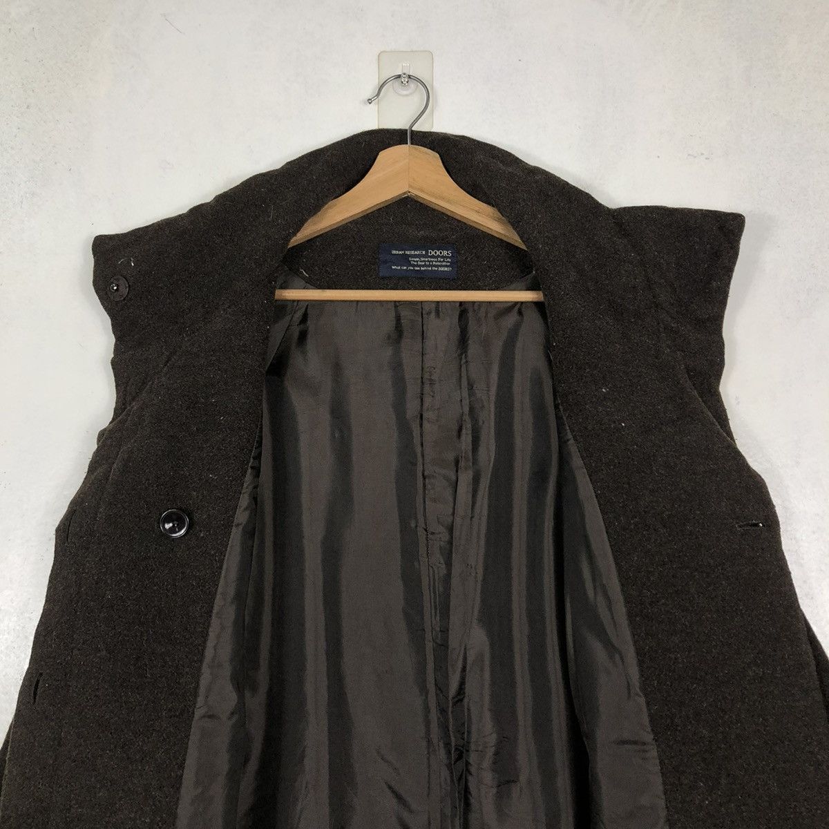 Japanese Brand 📌VINTAGE WOOL CHORE JACKET HIGH COLLAR URBAN RESEARCH DOORS Size US M / EU 48-50 / 2 - 15 Thumbnail