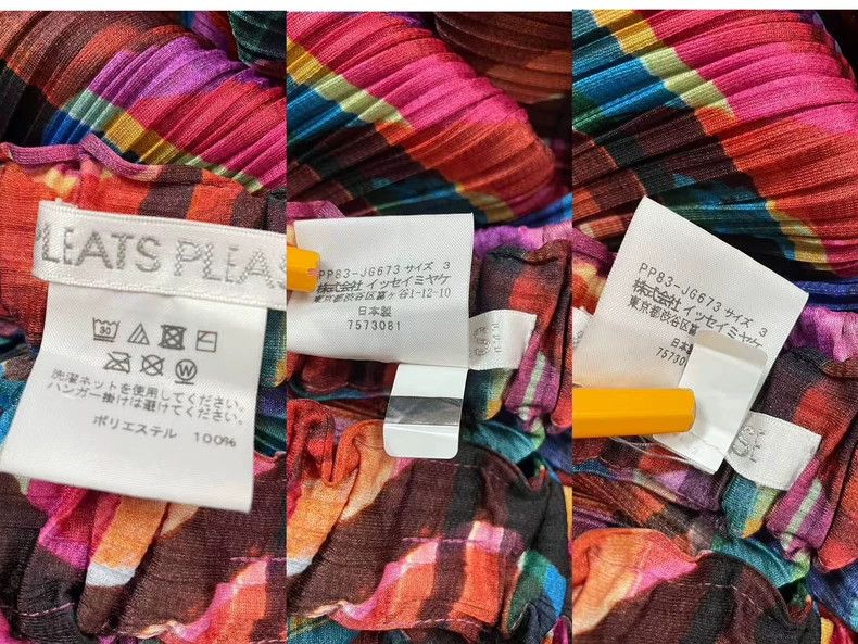 Pleats Please Issey Miyake Issey Miyake size:3 Rainbow pleated skirt Size 31" - 3 Thumbnail