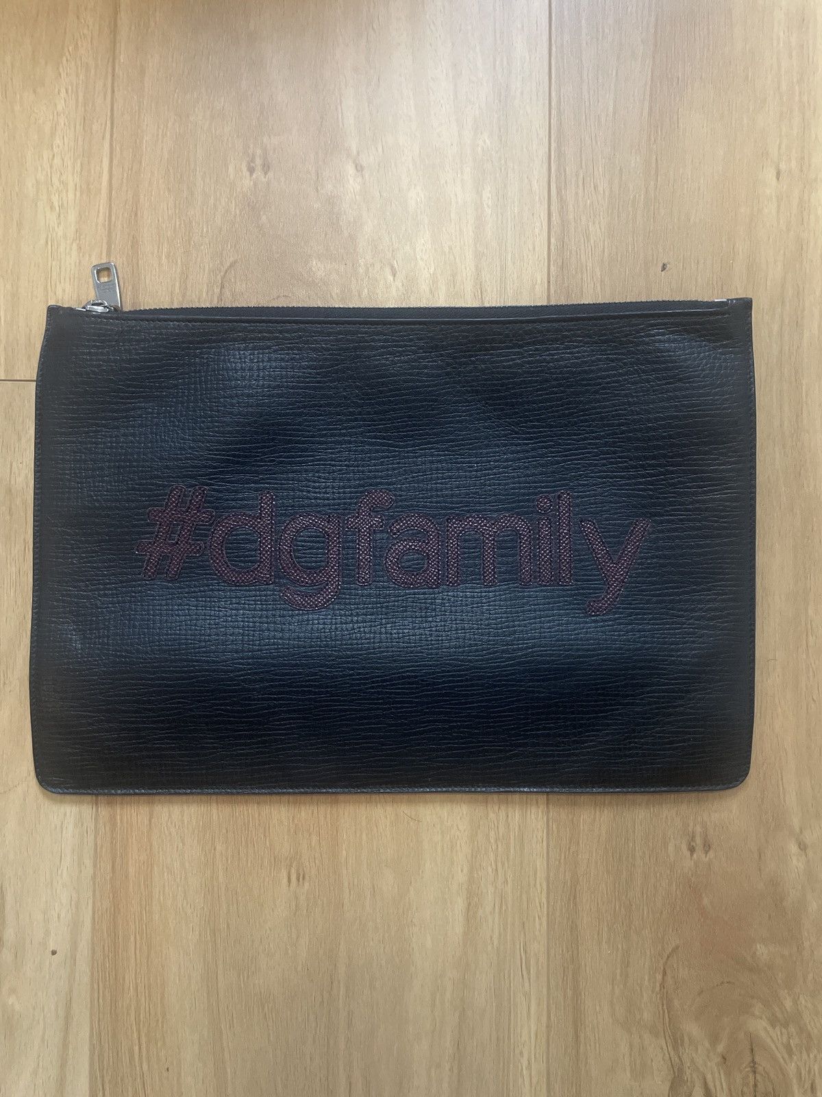Dolce & Gabbana #dgfamily leather pouch Size ONE SIZE - 1 Preview