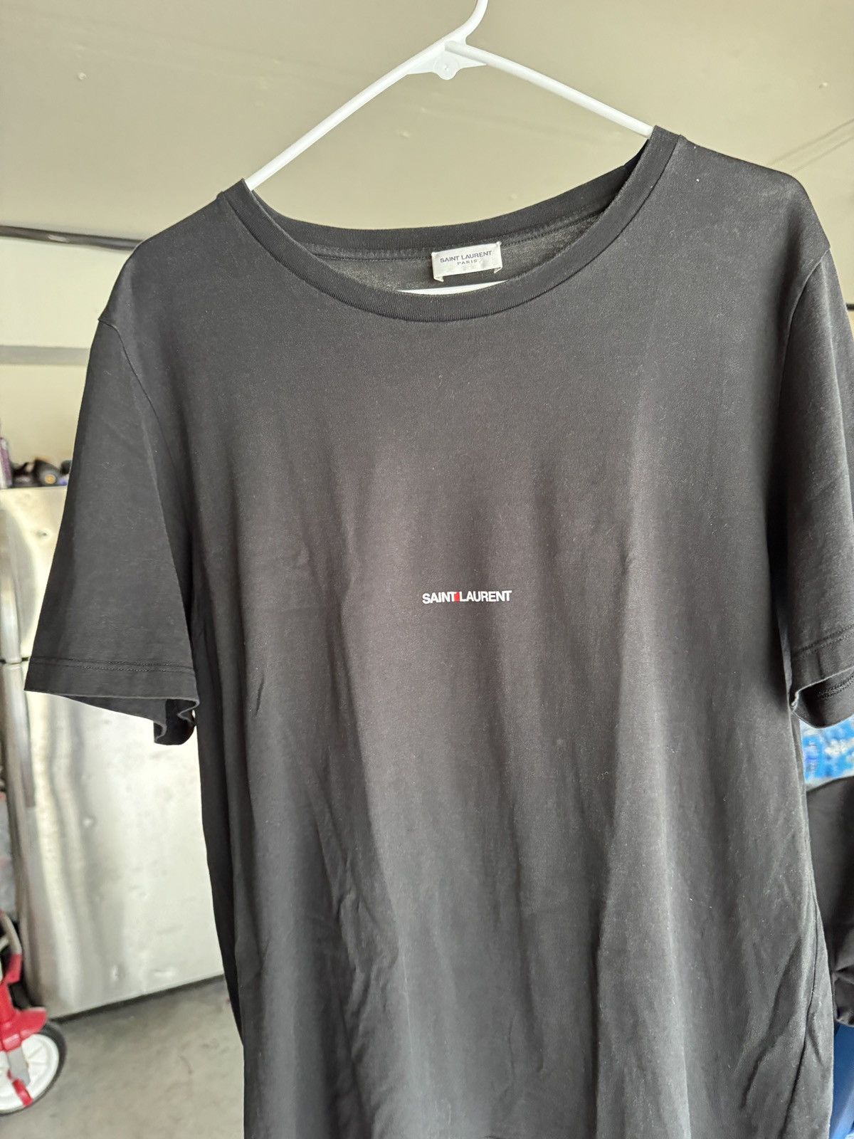 Saint Laurent logo t shirt XXL