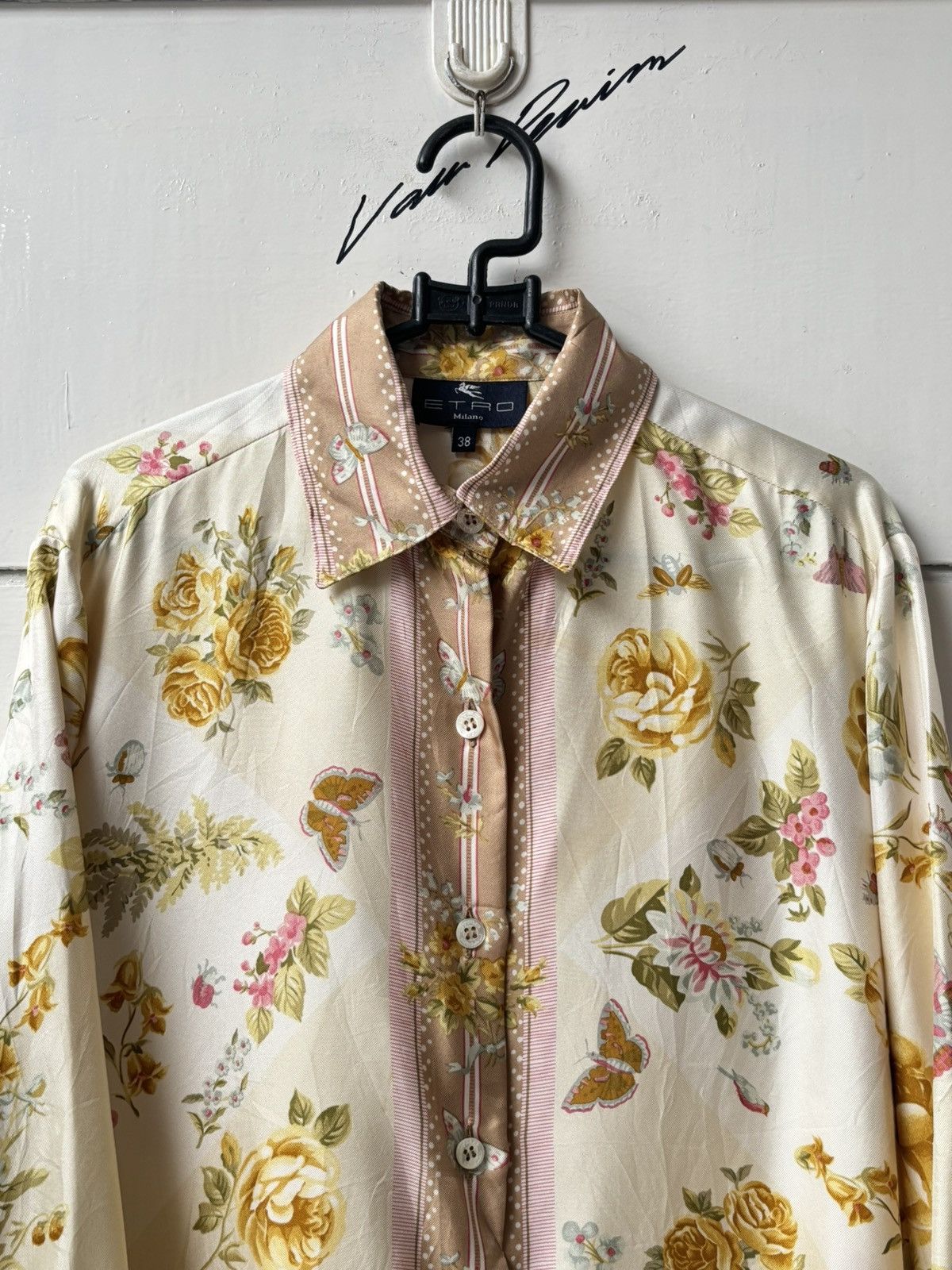 Etro ETRO MILANO Flower Motive Shirt Size US M / EU 48-50 / 2 - 3 Thumbnail