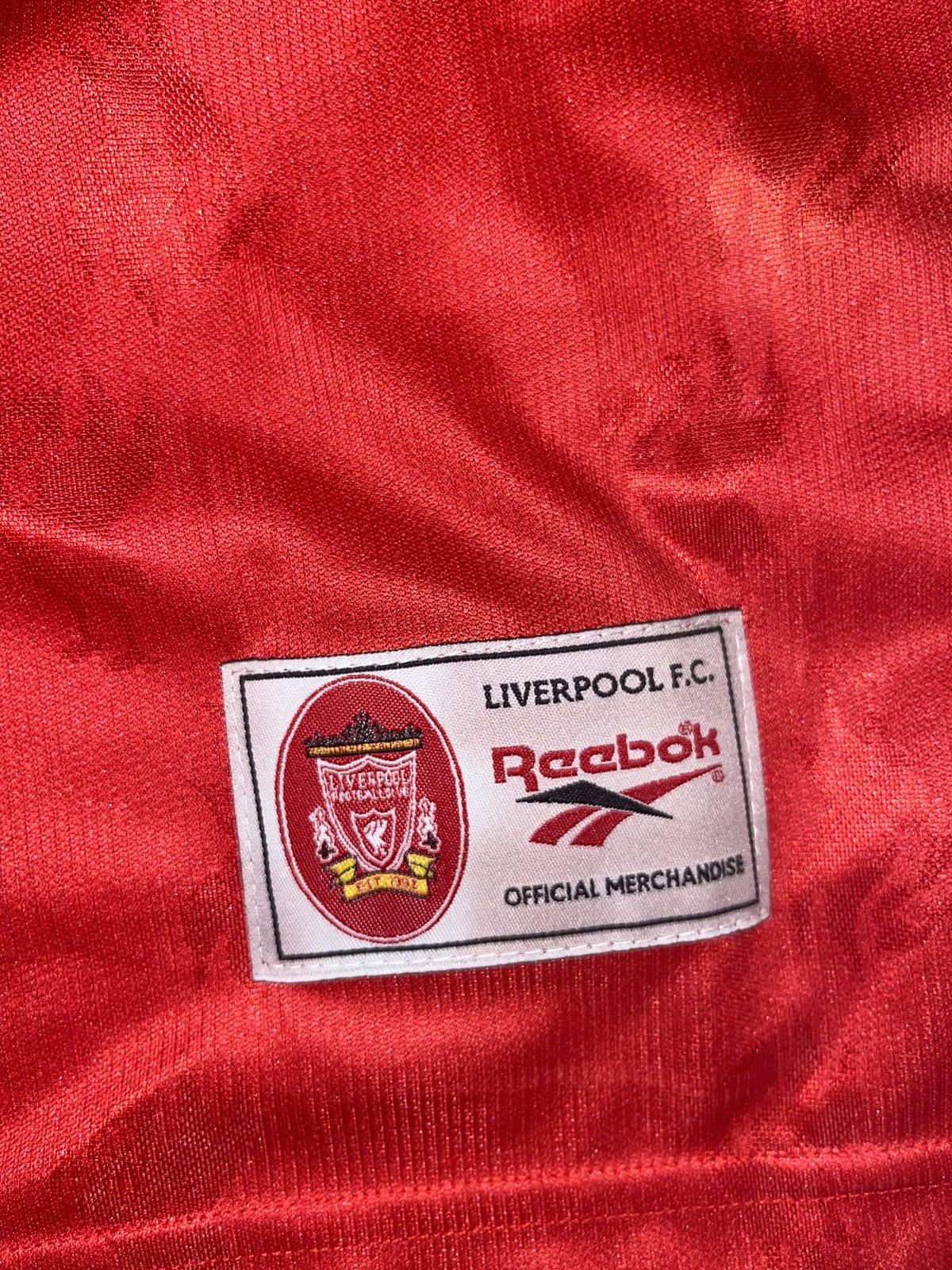 Reebok Vintage Liverpool Reebok 96-98 Home Kit Size US XL / EU 56 / 4 - 4 Thumbnail