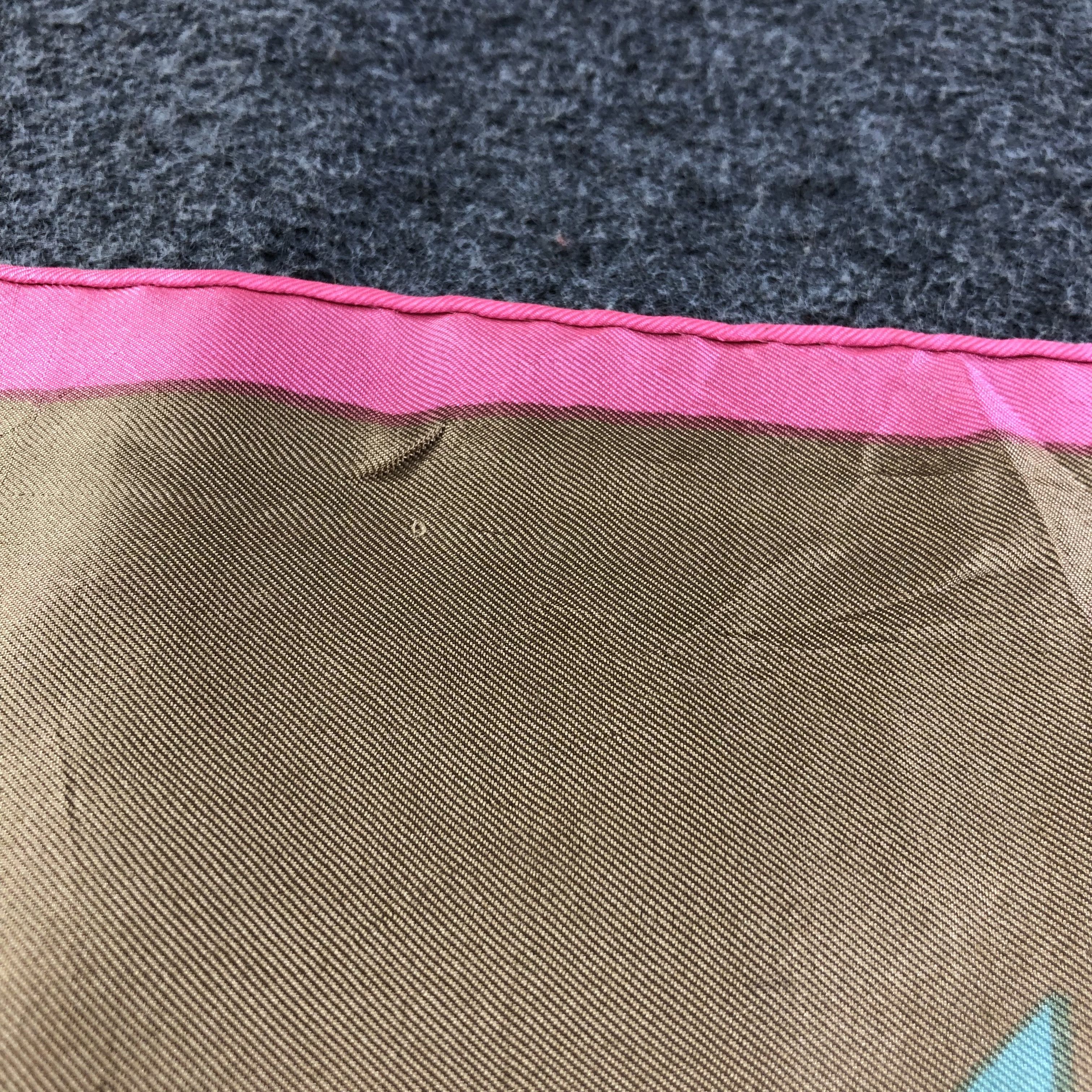 Japanese Brand P.A.S Abstract Hand Rolled Silk Scarf M759 Size ONE SIZE - 10 Thumbnail