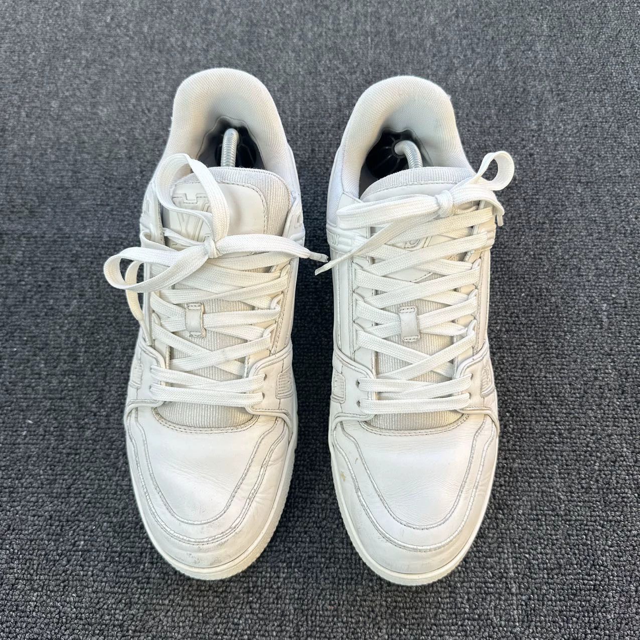 Louis Vuitton LV White Trainer 42.5 95 New Toe Wear Size US 9.5 / EU 42-43 - 2 Thumbnail