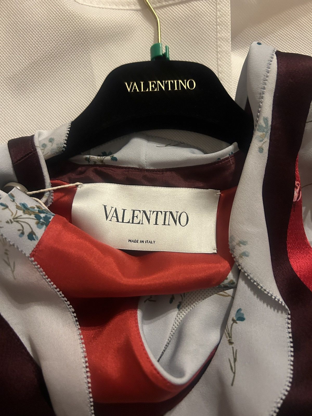 Valentino VALENTINO GARAVANI 100% Silk chiffon-paneled Dress MSRP$3980 Size M / US 6-8 / IT 42-44 - 6 Thumbnail