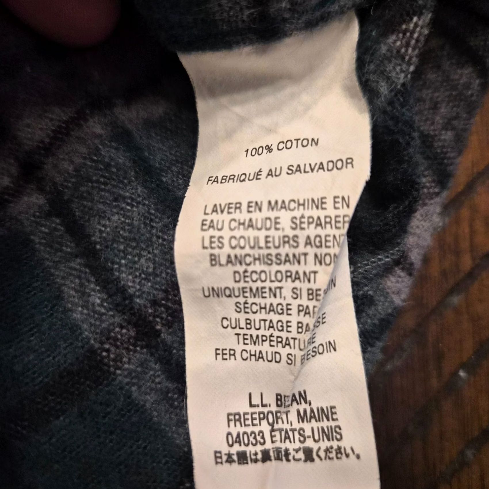 Vintage L.L. Bean Shirt Men 2XL Green Plaid Flannel Long Sleeve Button-Up Chamois Cloth Heavy G088 Size US XXL / EU 58 / 5 - 4 Thumbnail