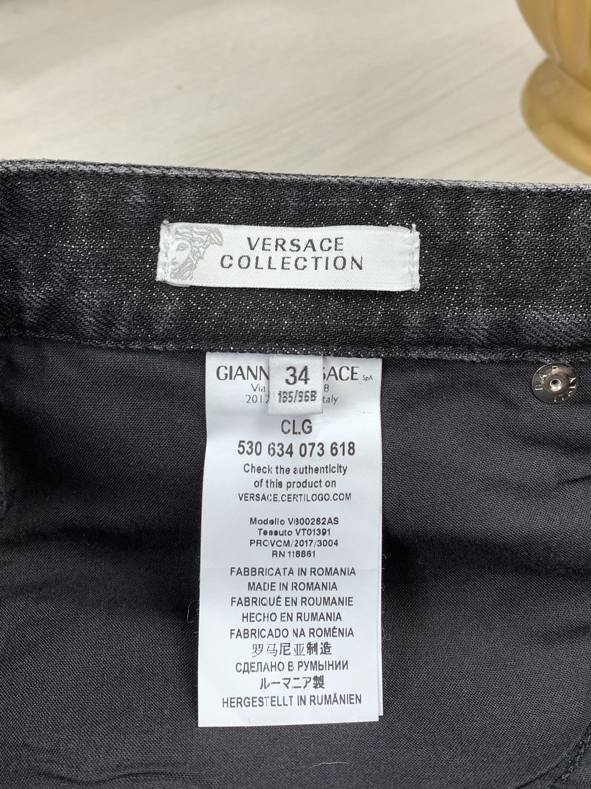 Versace Versace Collection Denim Men’s Baggy Jeans Size 34 Size US 34 / EU 50 - 11 Thumbnail