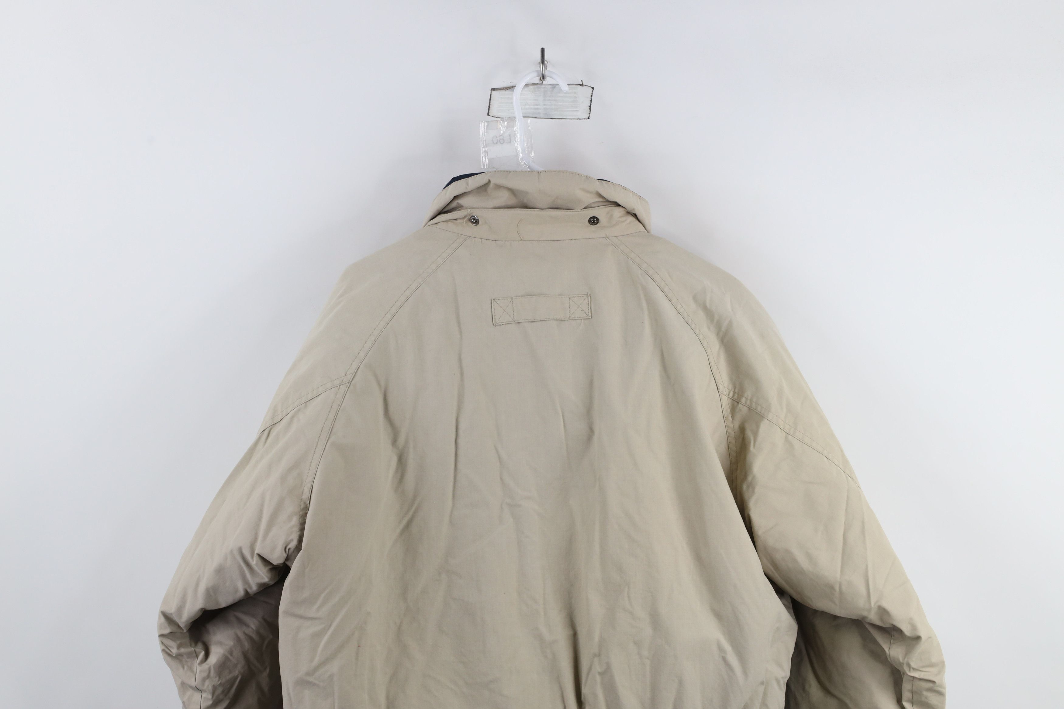 Vintage Vintage 90s Streetwear Full Zip Puffer Jacket Coat Beige Size US M / EU 48-50 / 2 - 18 Thumbnail