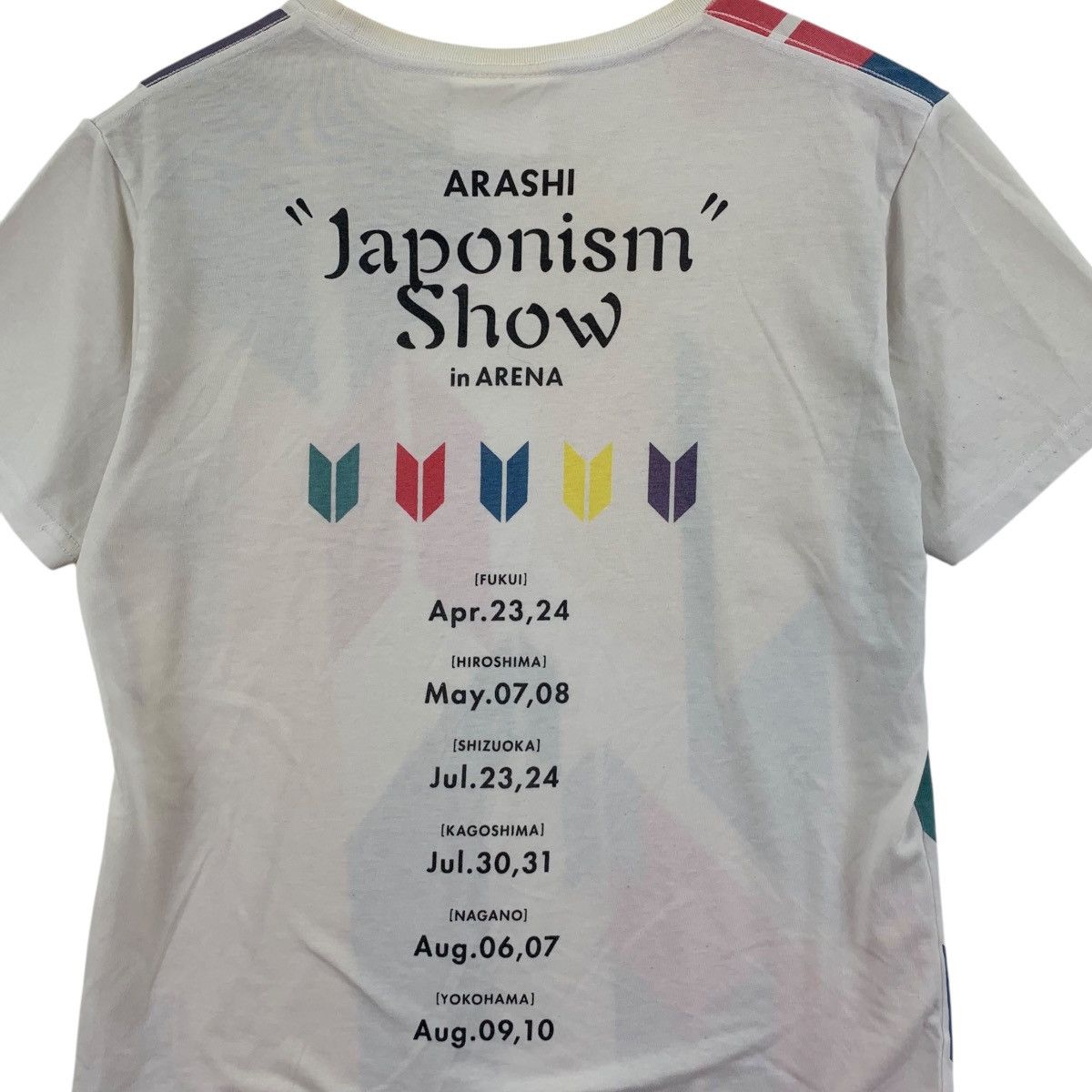 Vintage ARASHI JAPAN BOY BAND Japonism Show Tour Tee Shirt Top Size S / US 4 / IT 40 - 4 Thumbnail