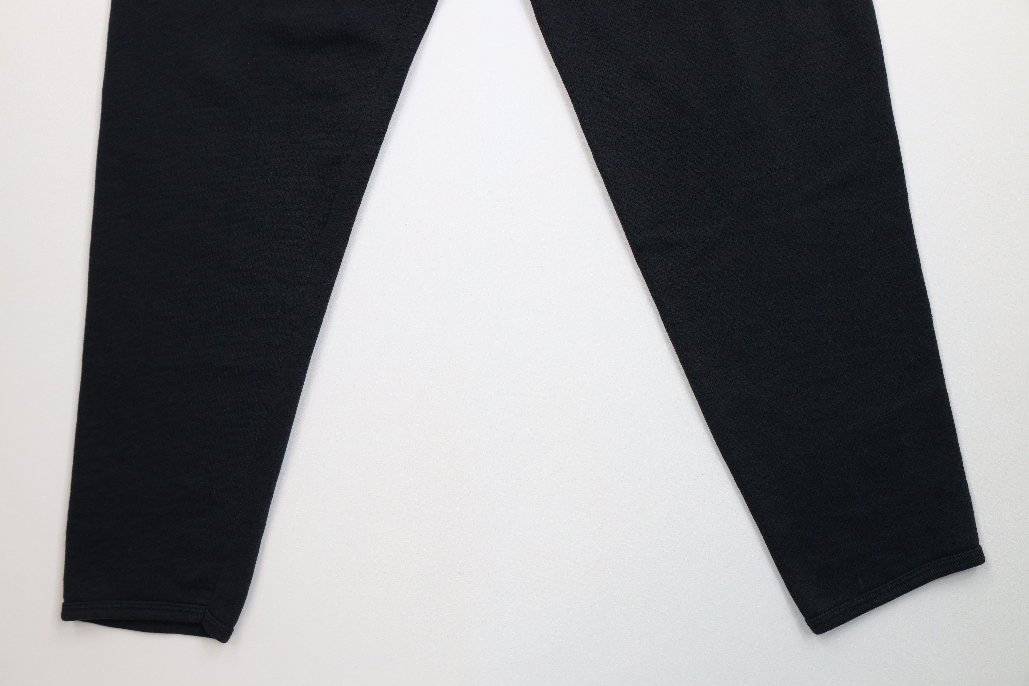 Vintage Vintage 90s Streetwear Tapered Leg Sweatpants Black USA Size 28" / US 6 / IT 42 - 4 Thumbnail