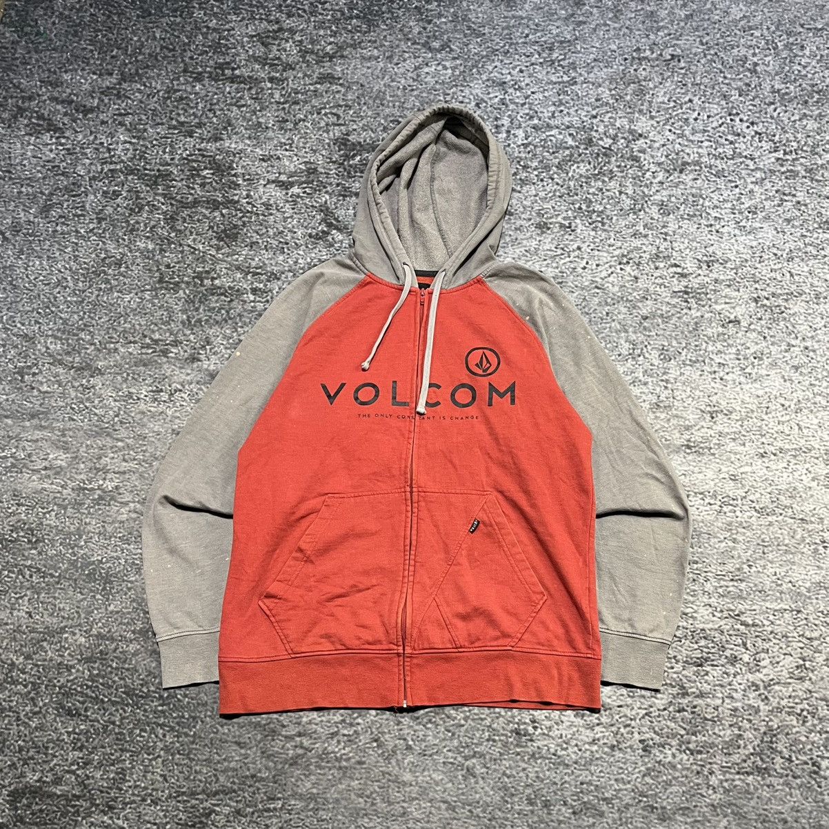 Volcom VINTAGE Y2K VOLCOM GRUNGE SKATER LOGO ZIP UP HOODIE LARGE Size US L / EU 52-54 / 3 - 1 Thumbnail