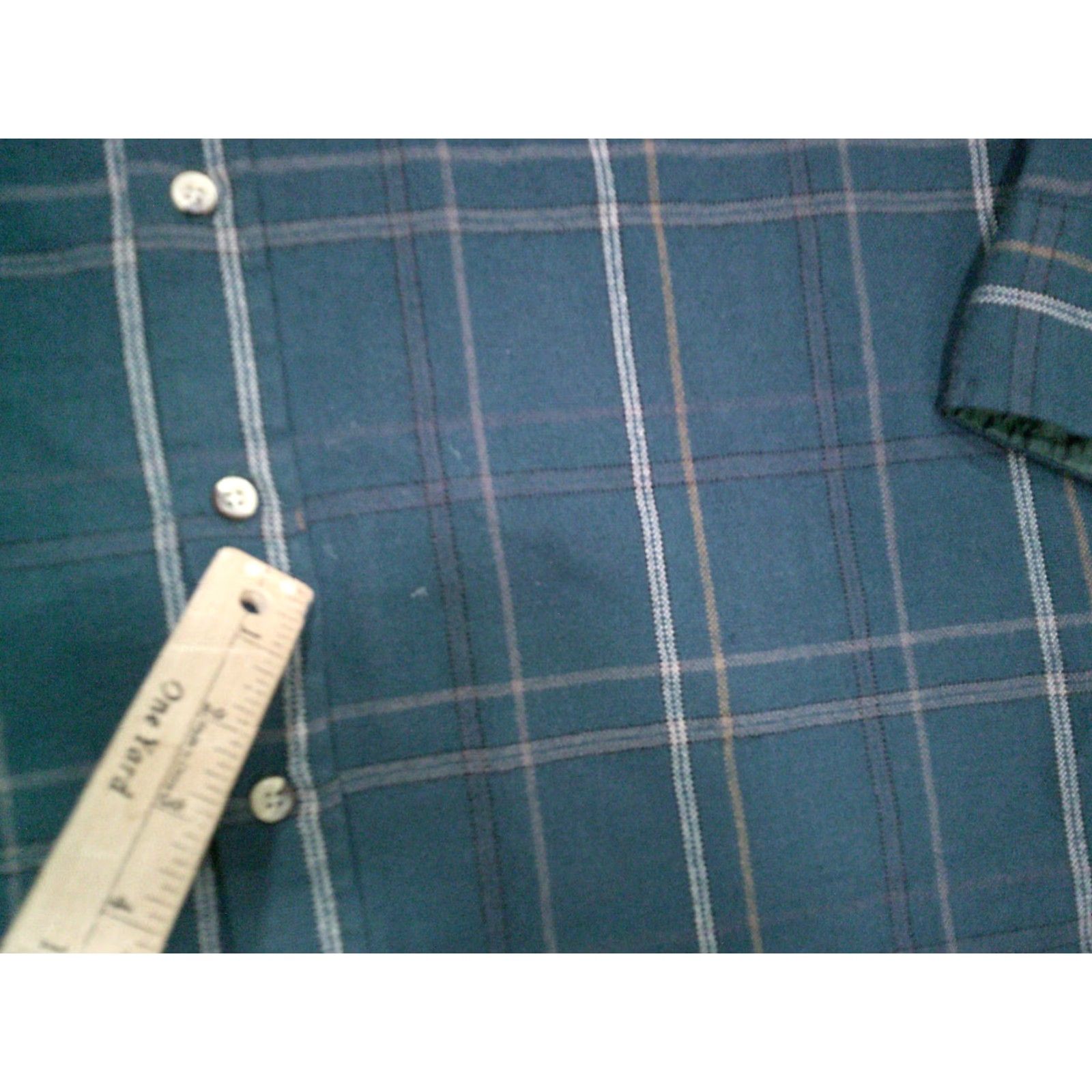 Van Heusen VINTAGE Van Heusen 417 Button Up Shirt Mens Large Green 70s Acrylic Plaid Long Sleeve Button-Up Shirt Mens Green 70s Size US L / EU 52-54 / 3 - 5 Thumbnail