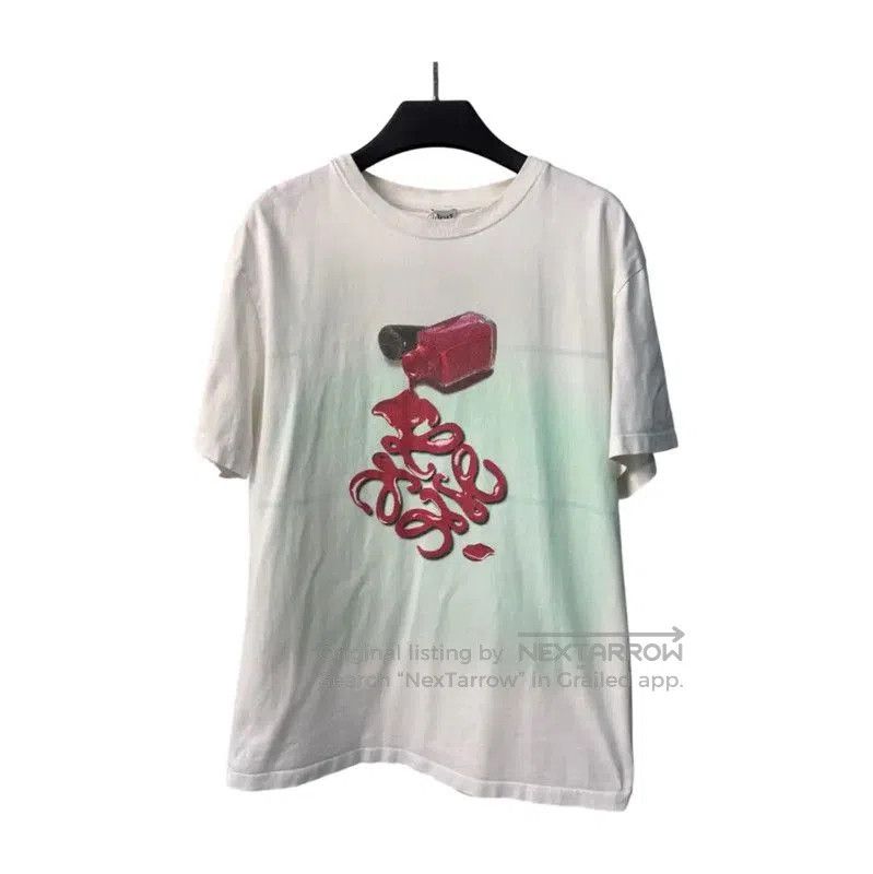 Loewe Loewe White Cotton Graphic Tee for Women . Size L / US 10 / IT 46 - 1 Thumbnail