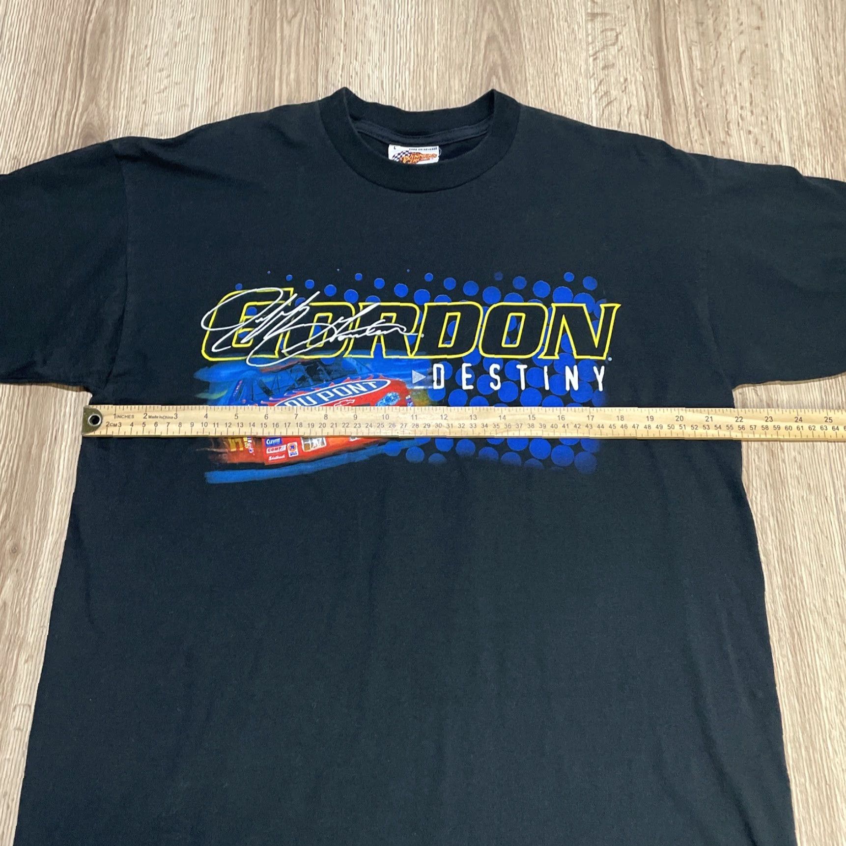 NASCAR VINTAGE Winner's Circle NASCAR T-Shirt Large Black Men’s 2002 Jeff Gordon DestinY Winner's Circle Size US L / EU 52-54 / 3 - 6 Thumbnail