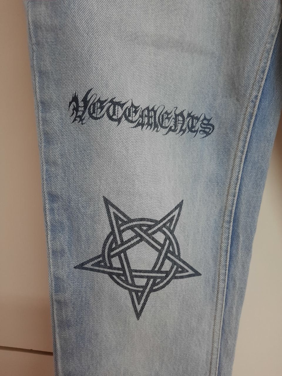 Vetements *New* Tattoo Star Jeans Denim Size US 32 / EU 48 - 3 Thumbnail