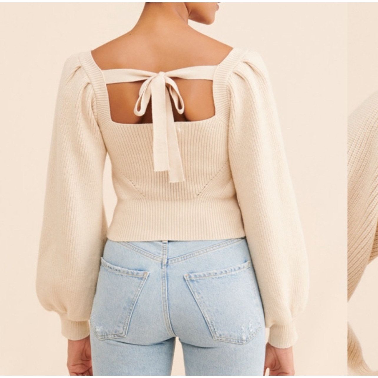 MINKPINK Minkpink Kalgan Knit Top, Caramel, Size: M, NWT Size M / US 6-8 / IT 42-44 - 4 Thumbnail