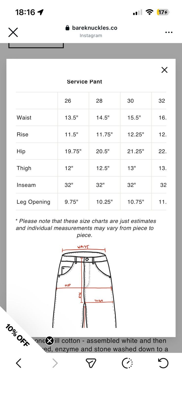 Bare Knuckles Bare Knuckles HBT Service Pant Size US 30 / EU 46 - 8 Thumbnail