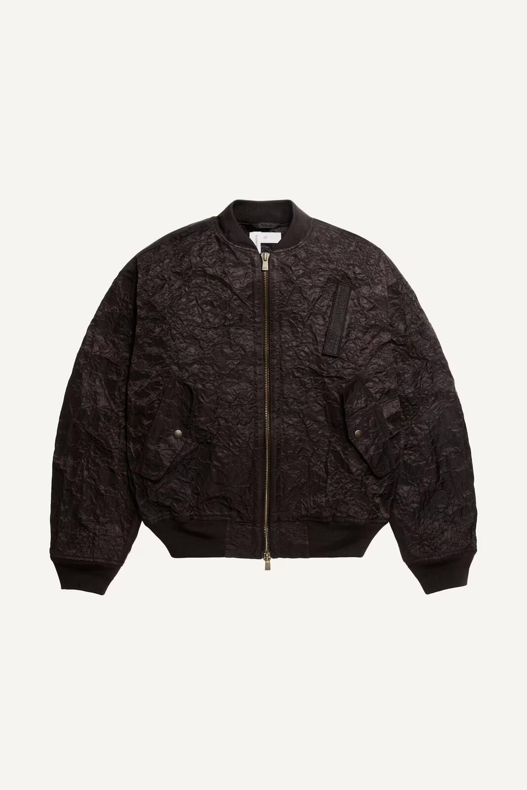 Other new H&M Glenn Martens Foiled Bomber Jacket brown extra small Size US XS / EU 42 / 0 - 6 Thumbnail