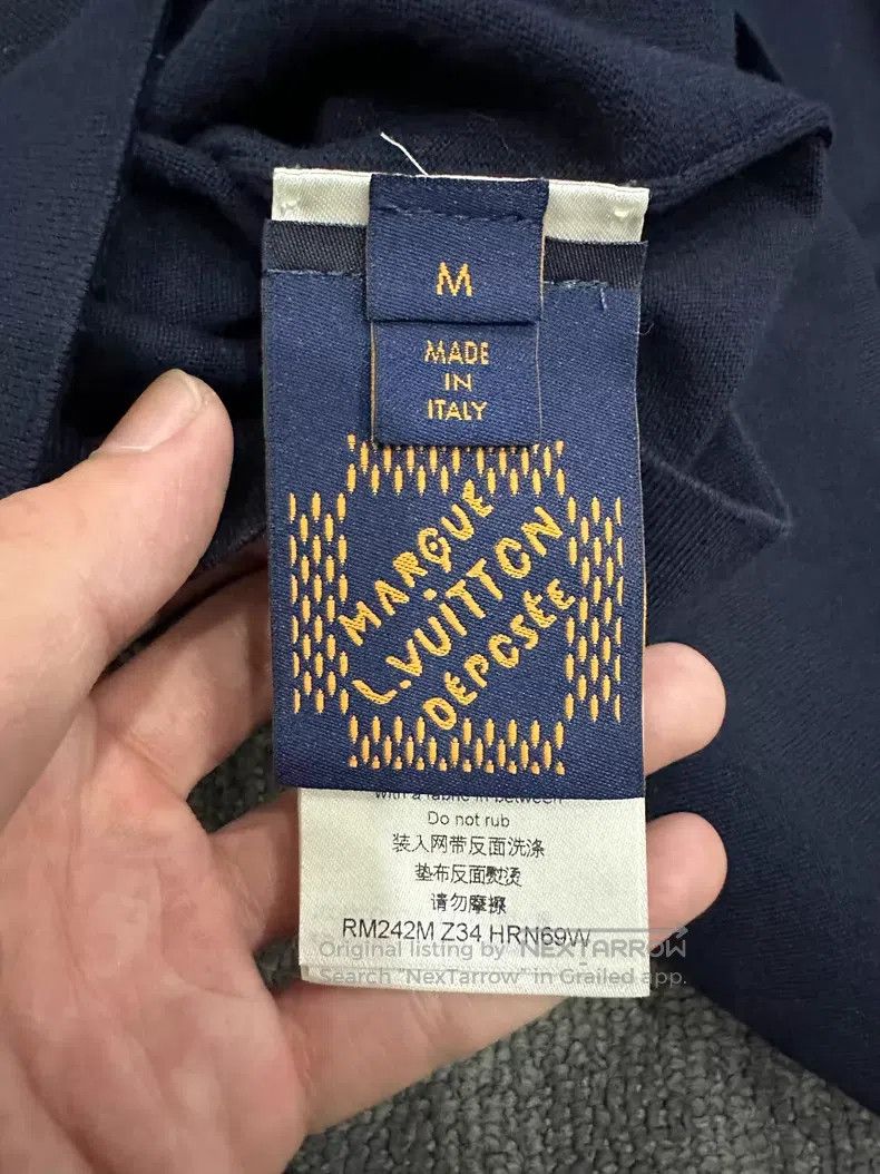 Louis Vuitton Louis Vuitton Blue Embroidered Short Sleeve T-shirt Size US M / EU 48-50 / 2 - 5 Thumbnail