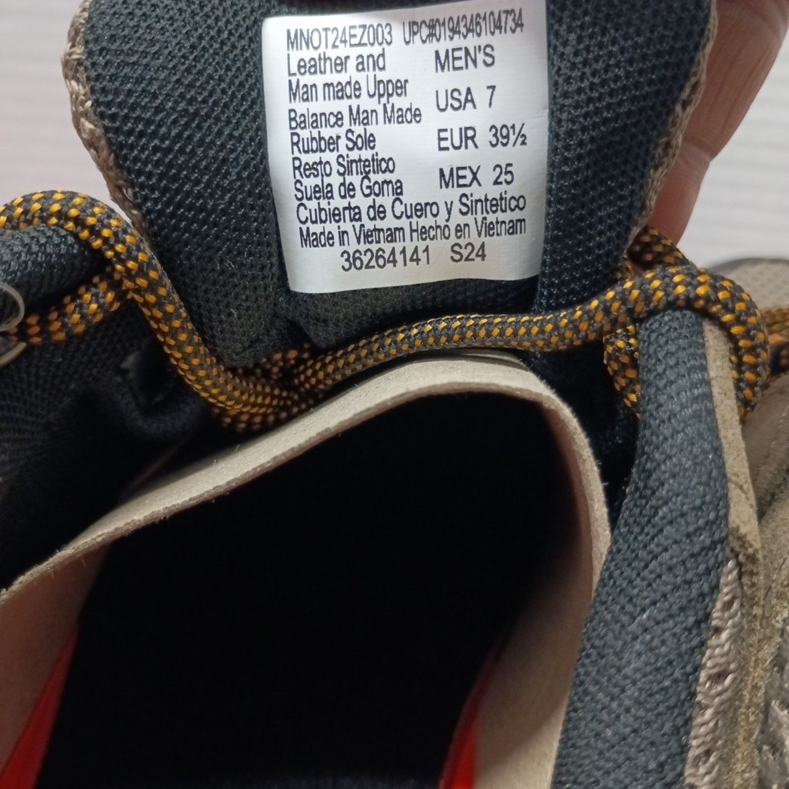 Other Ozark Trail Mens Hiking Shoes Size 7 Low Hiker Taupe Leather Size US 7 / EU 40 - 6 Thumbnail