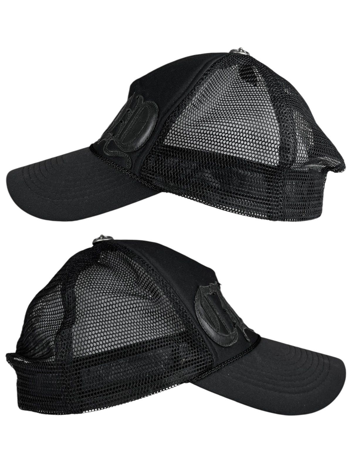 Chrome Hearts Chrome Hearts New York Leather Patch Trucker Hat Black Size ONE SIZE - 2 Thumbnail