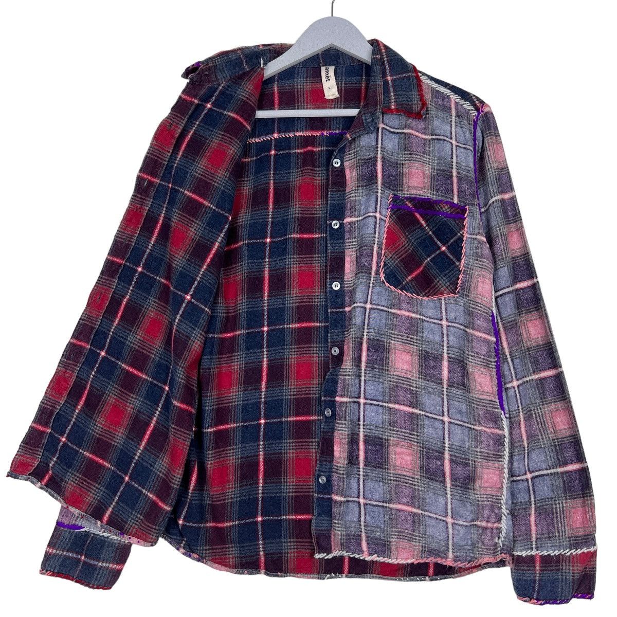 Japanese Brand 🔥 SAMET CHECK PLAID SHIRTS Size US M / EU 48-50 / 2 - 10 Thumbnail