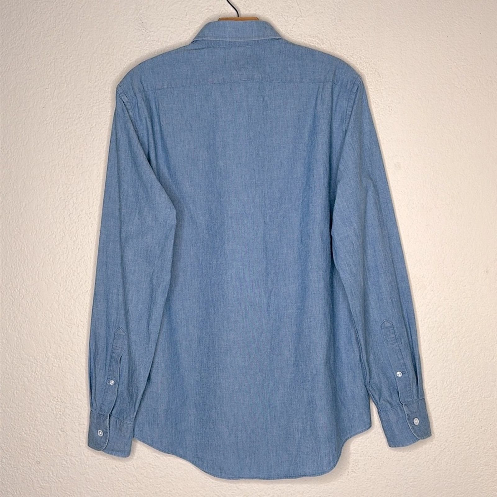 J.Crew J Crew Albiate 1830 Ludlow Slim Shirt Italian Chambray SML Size US S / EU 44-46 / 1 - 9 Thumbnail