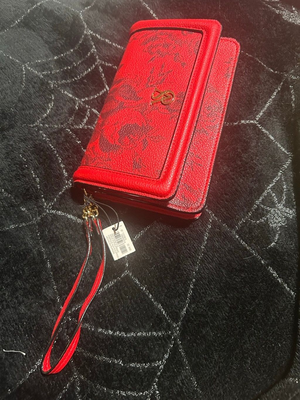 Victoria's Secret Women's Victoria's Secret Wallet One Size Red Black Size ONE SIZE - 3 Thumbnail