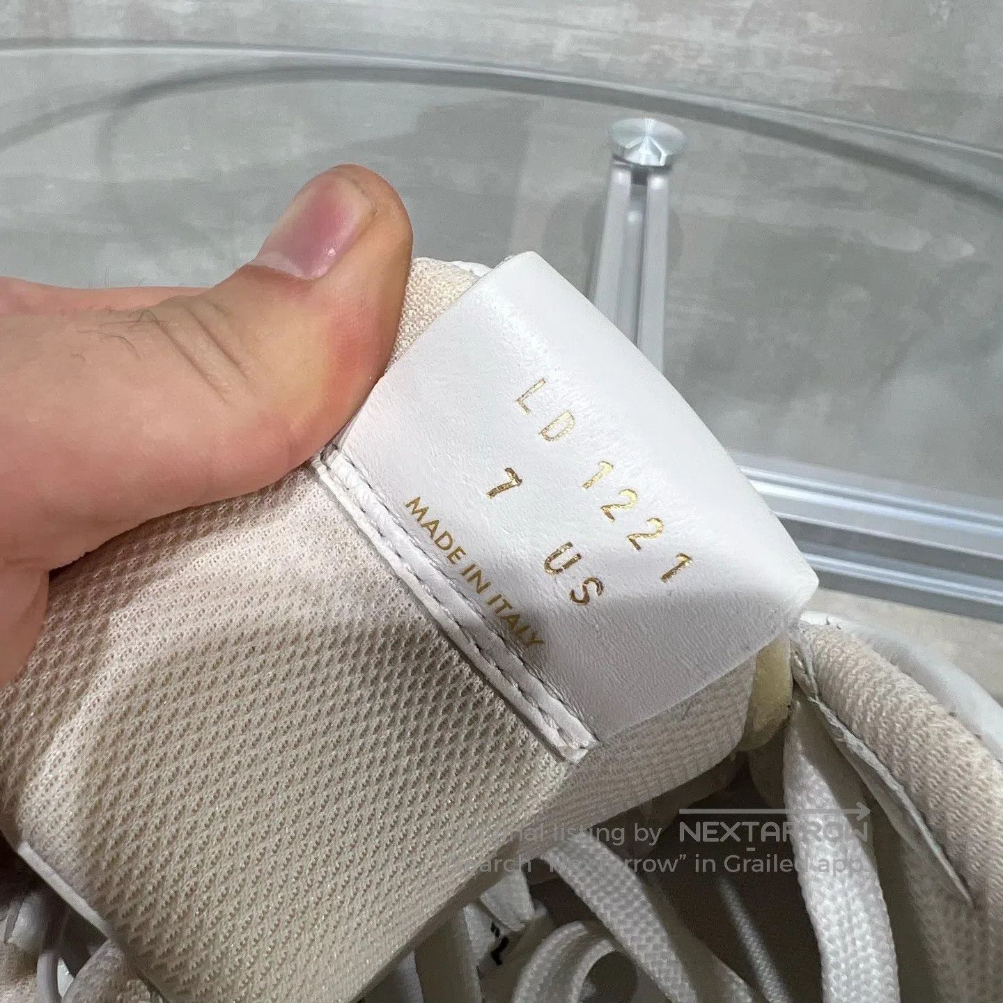 Louis Vuitton Louis Vuitton xNKIE AF1 White Shoes Size US 7.5 / EU 40-41 - 7 Thumbnail
