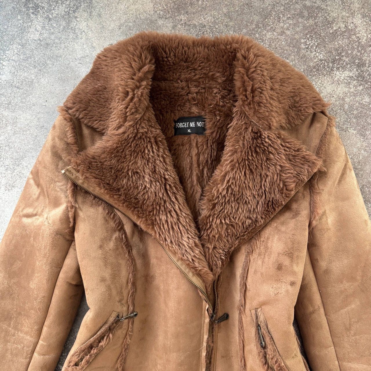Hysteric Glamour Amazing Vintage Y2K Glamour Faux Fur Sheepskin Coat Jacket Size XL / US 12-14 / IT 48-50 - 3 Thumbnail