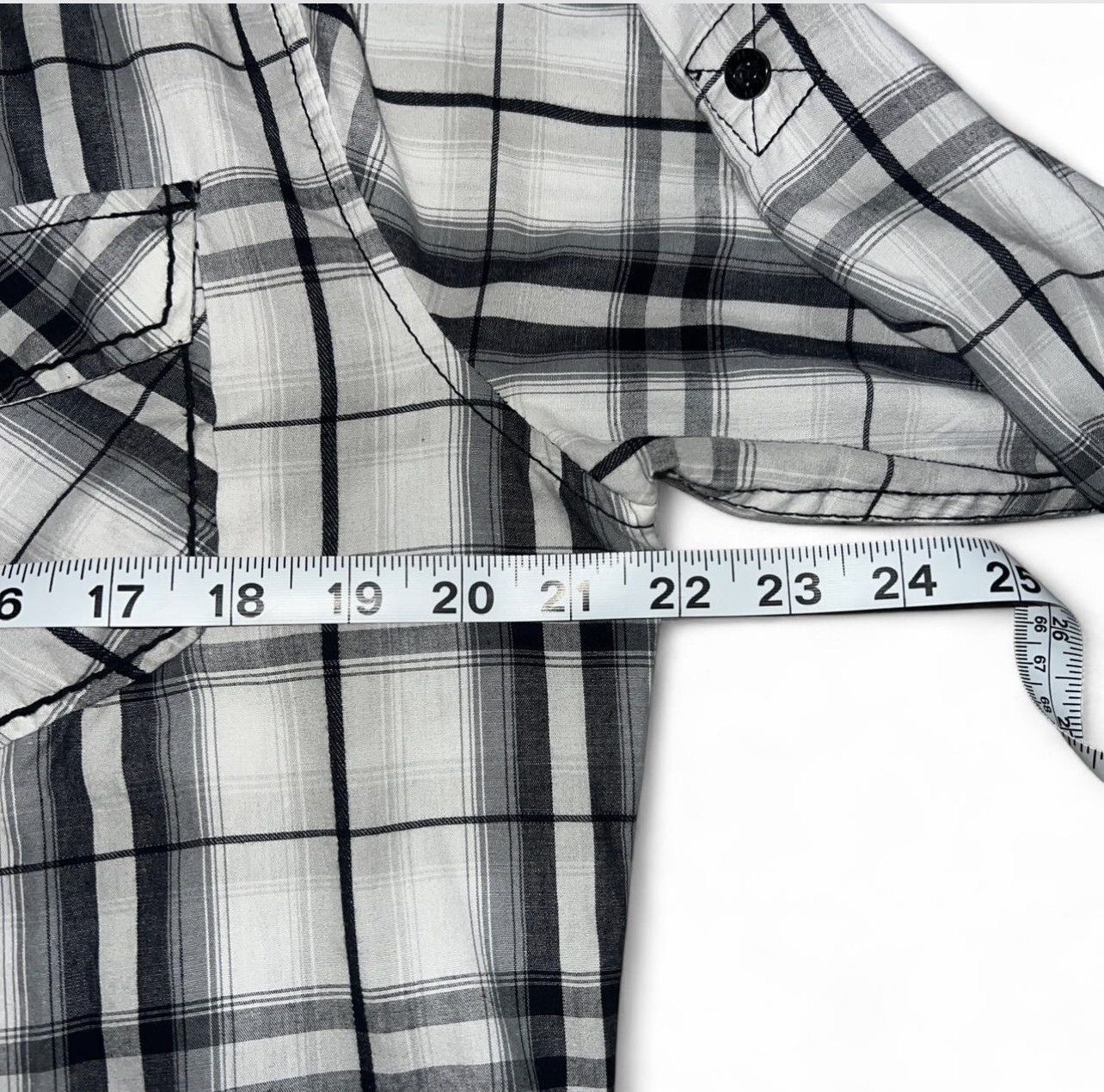 Helix Helix white and black plaid button-up shirt Size US L / EU 52-54 / 3 - 6 Thumbnail
