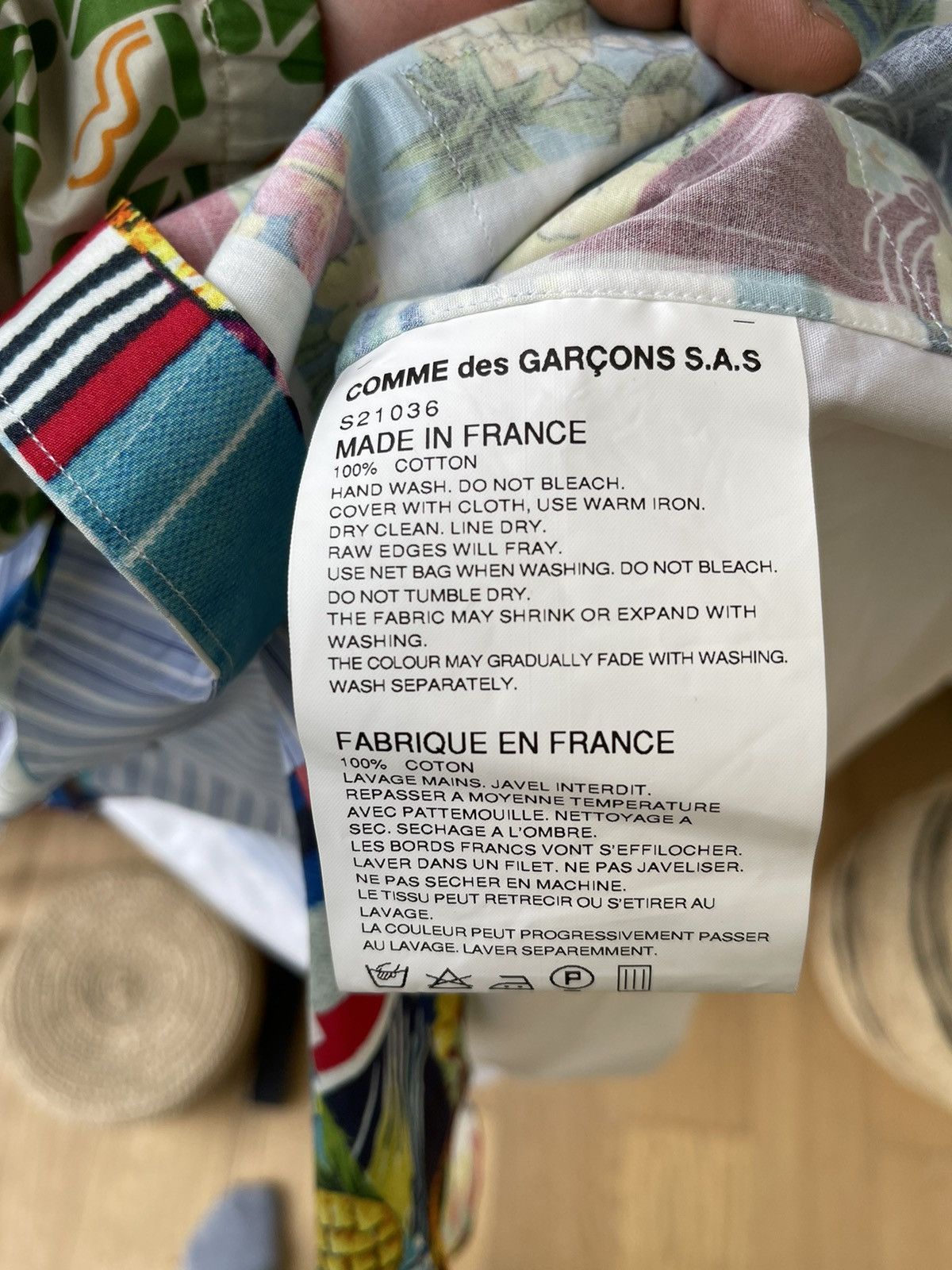 Comme des Garcons Comme Des Garcons Shirt SS13 Hawaiian Patchwork Shirt Size US L / EU 52-54 / 3 - 12 Thumbnail