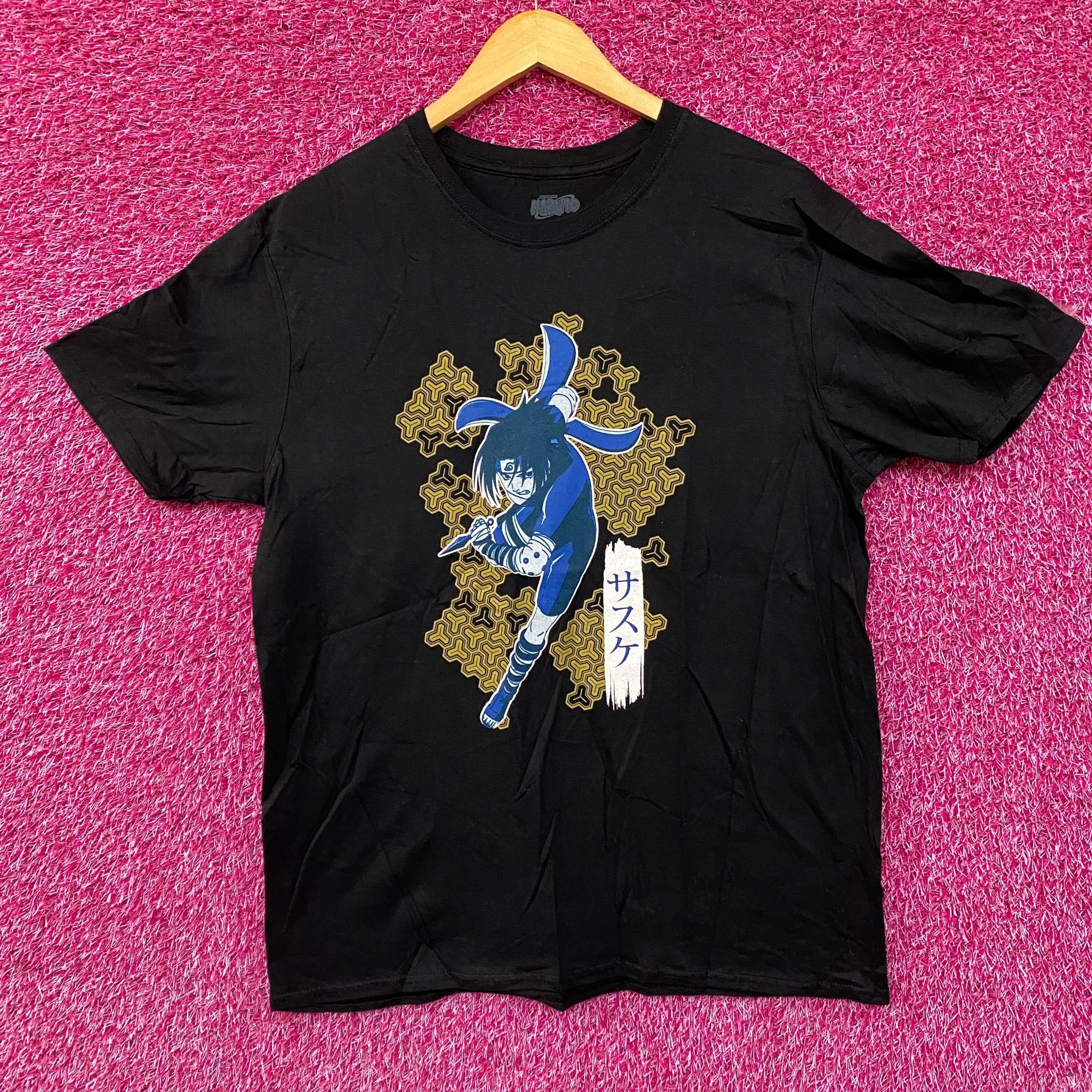 Anime Naruto Sasuke Uchiha Graphic Design Anime T-Shirt Large Size US L / EU 52-54 / 3 - 1 Thumbnail