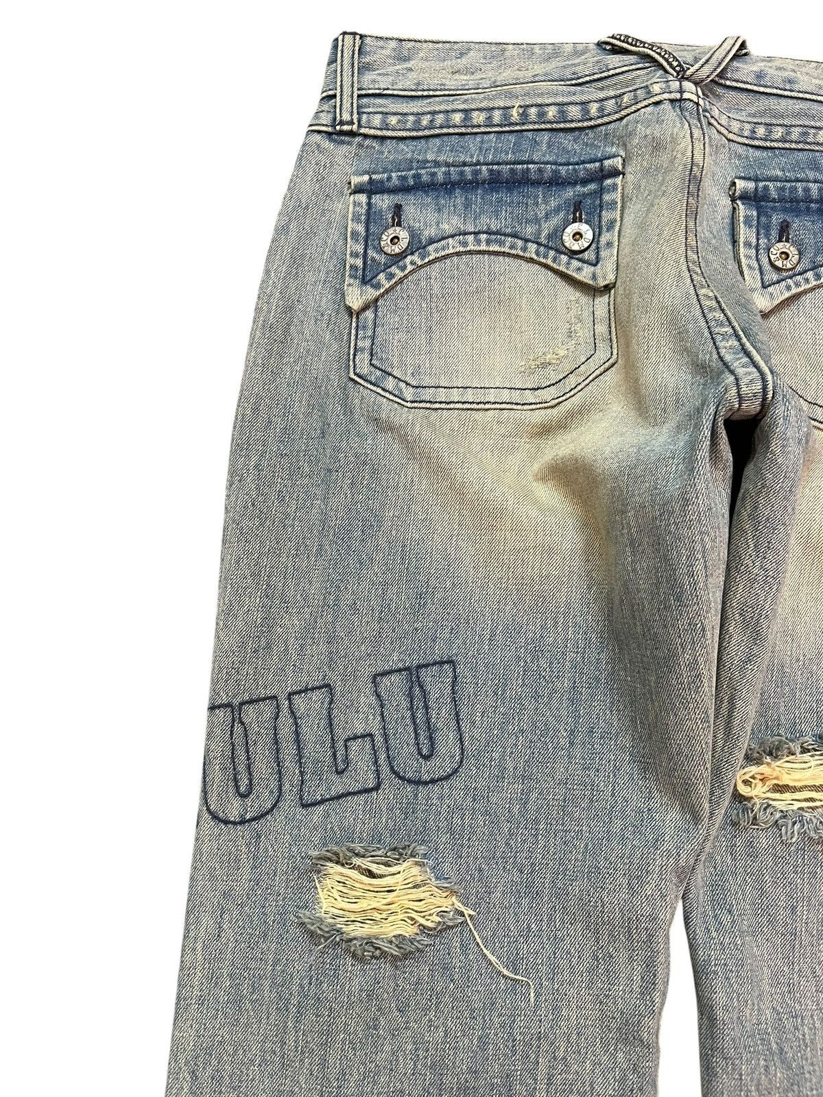 Hysteric Glamour Vintage Cocolulu Faded Mudwash Distressed Denim Size US 31 - 9 Thumbnail