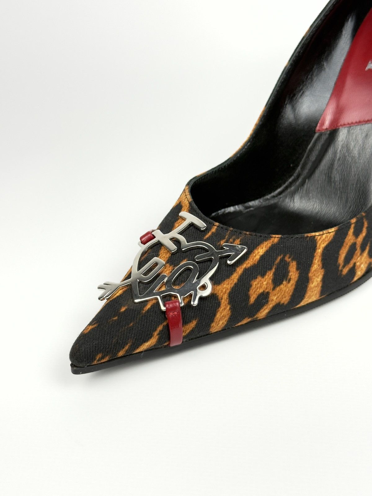 Dior 💖 Dior Iconic F/W 2004 by John Galliano Leopard Heels Pumps Size US 8.5 / IT 38.5 - 11 Thumbnail