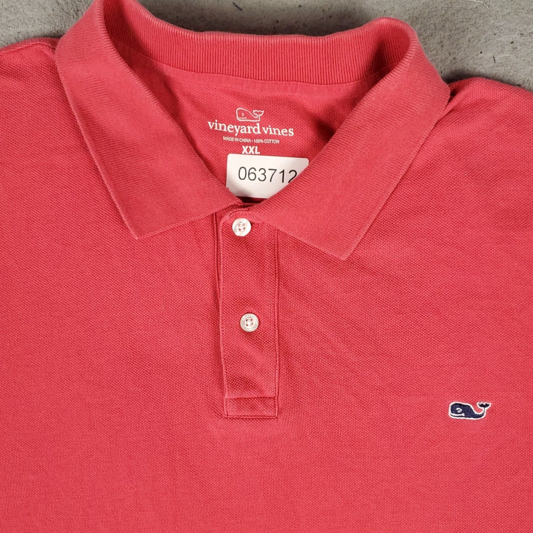 Vineyard Vines VINEYARD VINES Polo Shirt Mens 2XL Pink Solid Casual Short Sleeve Logo Size US XXL / EU 58 / 5 - 2 Thumbnail