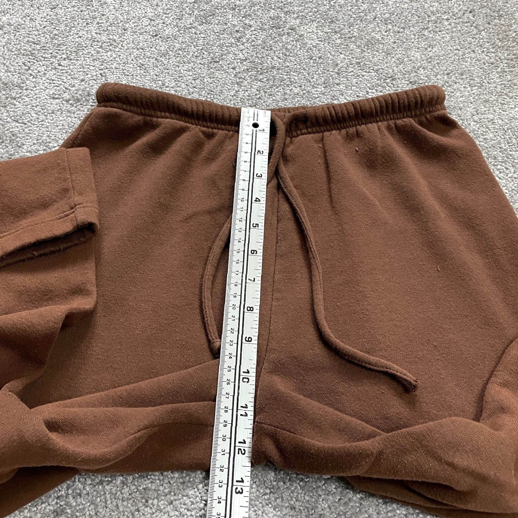 Blair Blair Sweatpants Womens Small Brown Solid Lounge 27x27 Straight Leg Soft Ladies Size 28" / US 6 / IT 42 - 4 Thumbnail