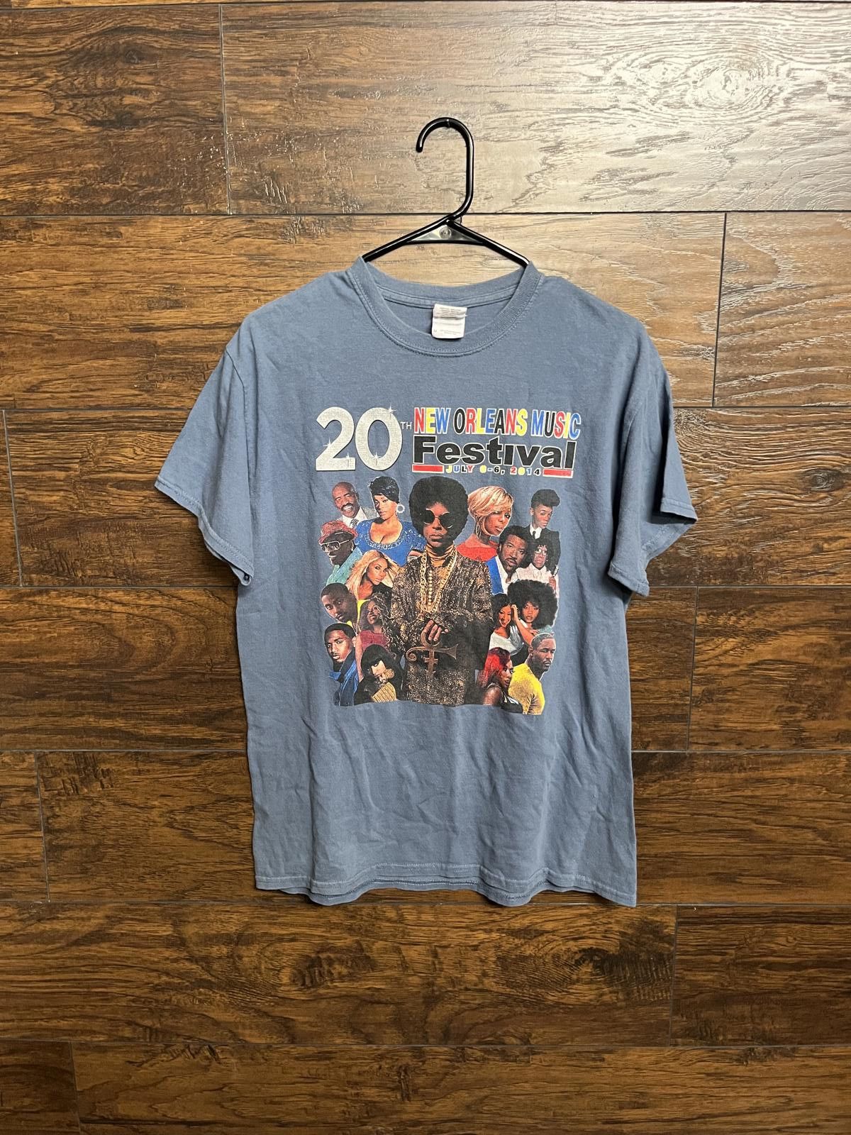 Designer New Orleans 20th Music Fest 2014 T-shirt - Prince Tee - M Size US M / EU 48-50 / 2 - 1 Thumbnail
