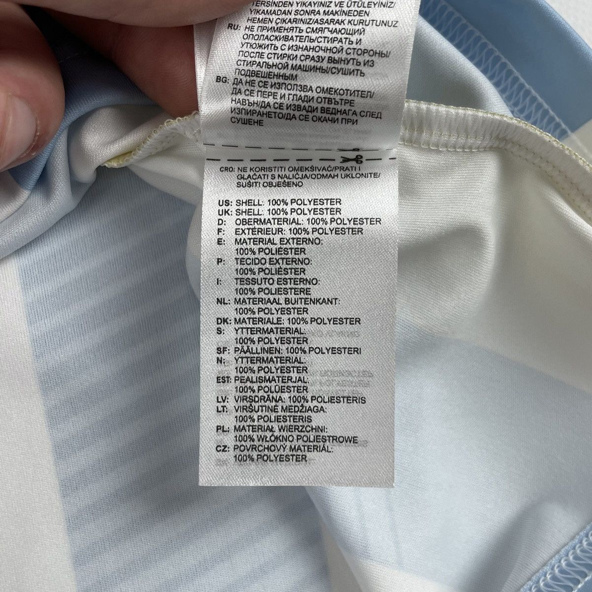 Adidas Vintage Adidas Argentina 2013-14 Home Soccer Jersey Football Size US L / EU 52-54 / 3 - 12 Thumbnail