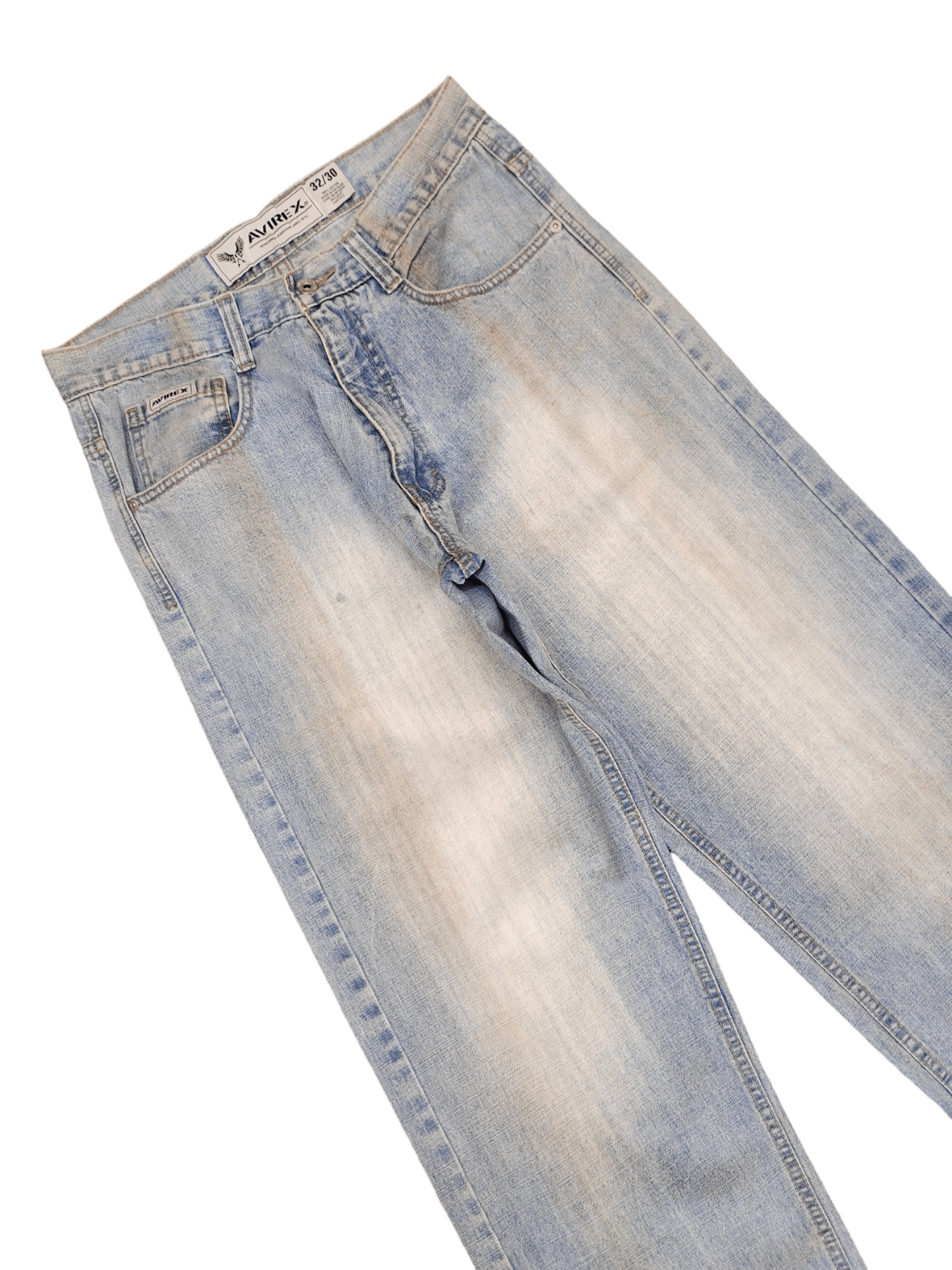 Avirex Vintage Avirex Rusty Sand Wash Wide Leg Denim Jeans Size US 32 / EU 48 - 6 Thumbnail