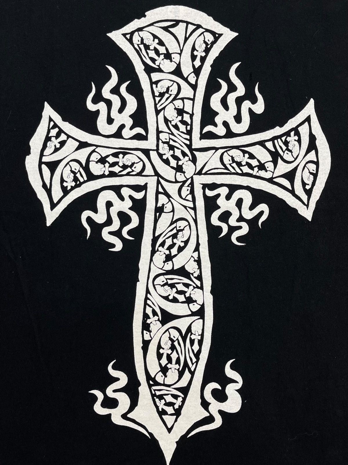 Comme des Garcons AD2002 Junya Watanabe - Live To Ride Cross Tee Size US M / EU 48-50 / 2 - 5 Thumbnail