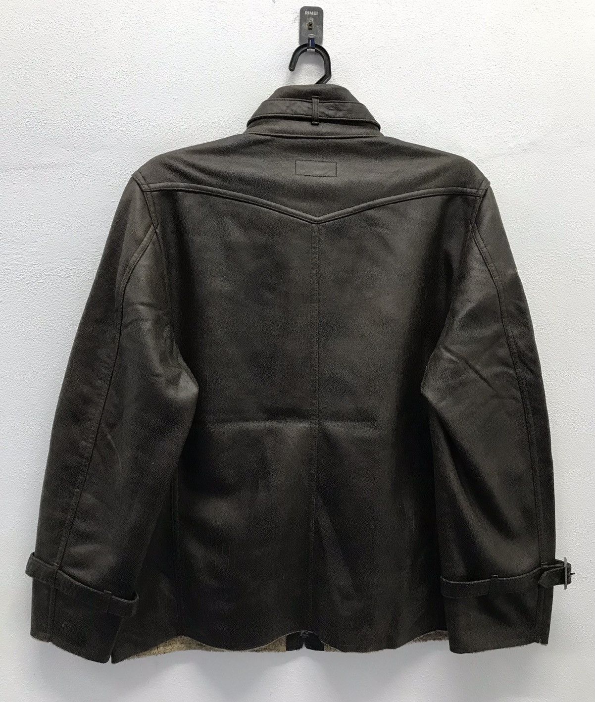 Japanese Brand Vintage Men’s Batsu Leather Jacket Size US M / EU 48-50 / 2 - 2 Thumbnail