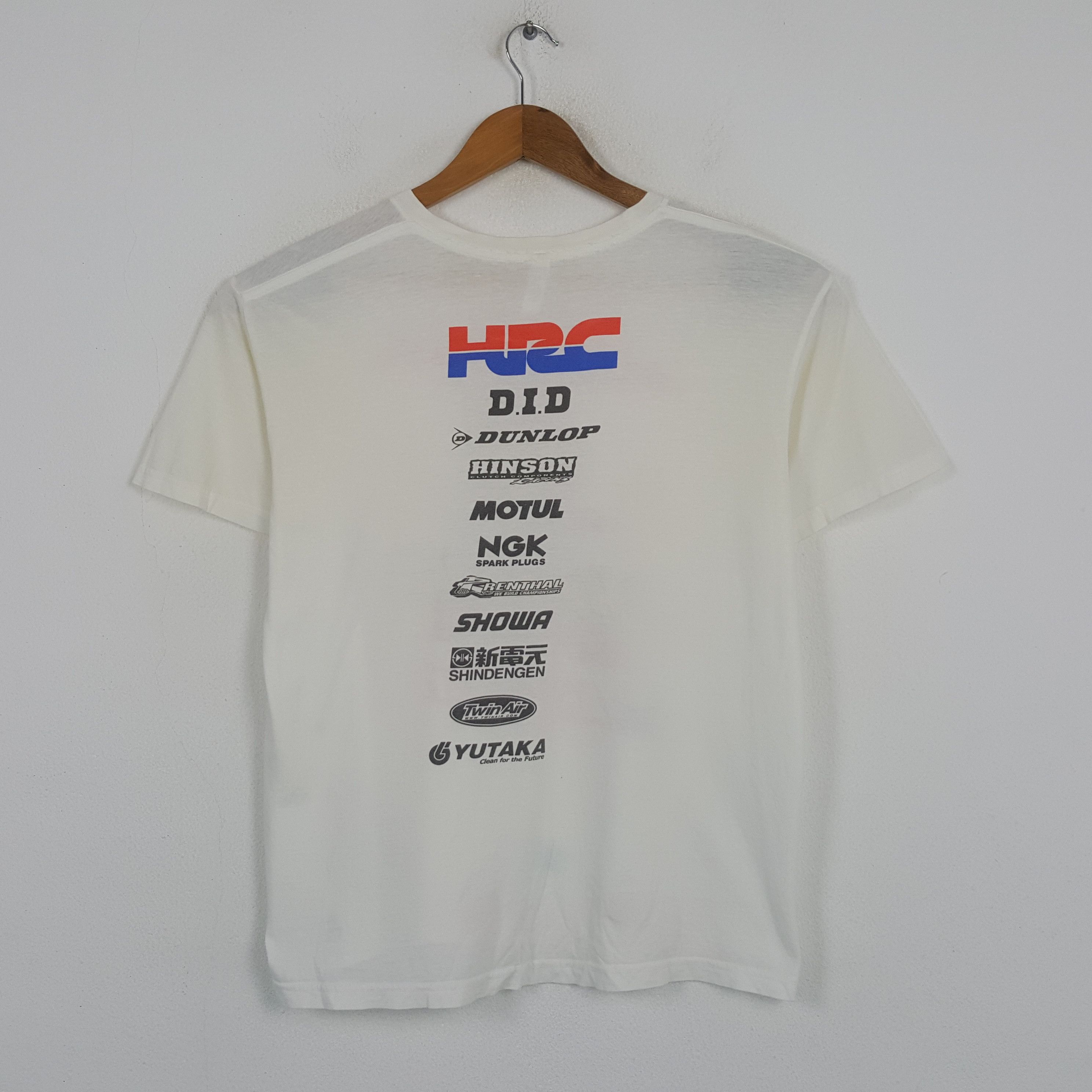 Japanese Brand × Vintage Vintage HONDA CHAMPION Japan Racing Team T-shirt C294N18 Size US L / EU 52-54 / 3 - 3 Thumbnail