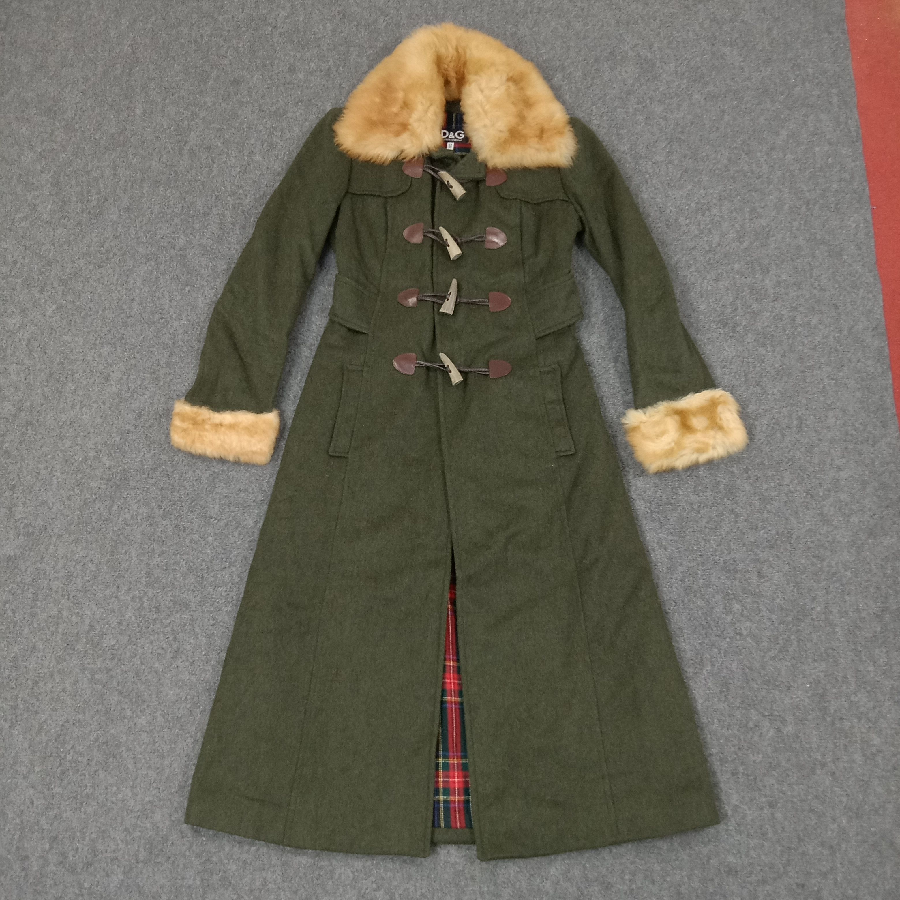 Dolce & Gabbana × Vintage Dolce & Gabbana Italian Brand Trench Coat Jacket C218N32 Size XS / US 0-2 / IT 36-38 - 1 Thumbnail